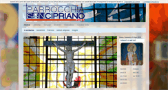 Desktop Screenshot of parrocchiasancipriano.it